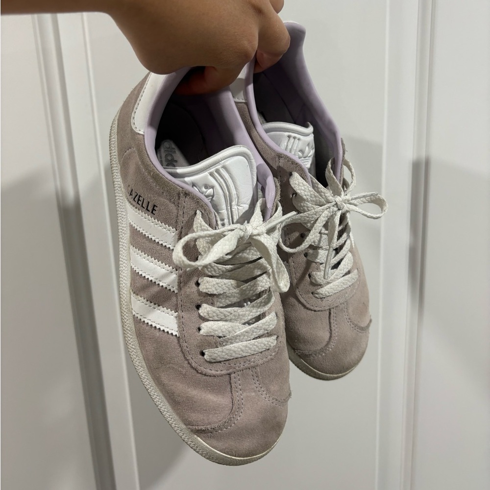 Grey Lilac Adidas Gazelle
